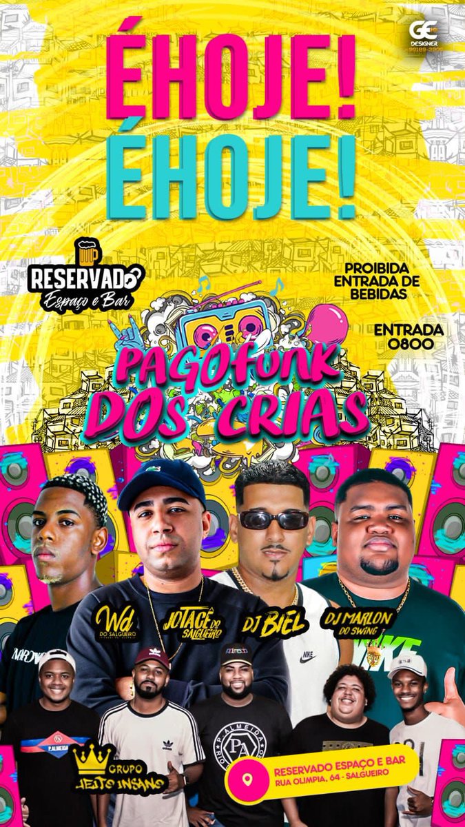 Reservadobar's tweet photo. Hoje tem aquele PagoFunk 💥🔥 https://t.co/XVU5iDAPib