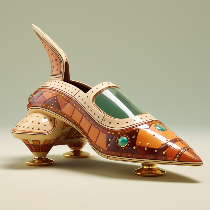 animastur's tweet photo. Who needs rocket scientists when you have shoe designers creating spaceship designs? ππ¨ Check out these incredible designs by some seriously talented creatives.Β
#AIart #AIArtwork #midjourney #aiartcommunity #synthography #spaceships #shoedesign #creativityrocks https://t.co/L7GrrS6Vlm