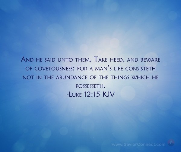 faithisthevicty's tweet photo. Luke 12:15
“And he said unto them, Take heed, and beware of covetousness: for a man's life consisteth not in the abundance of the things which he possesseth.”
King James Version (KJV)
#faithisthevictory #thywordistruth https://t.co/EcONV8tAyJ