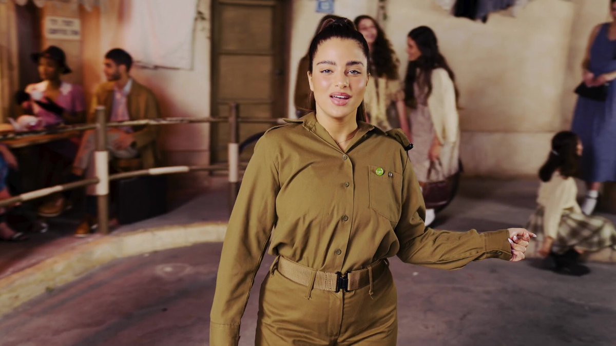 ellasrhapsody's tweet photo. reminder that Israel’s act Noa Kirel *volunteered* to join the IDF, saying there was ‘never any doubt in my mind’ that she would join up. The IDF use her for propaganda, whilst also attempting to ethnically cleanse Palestine #eurovision https://t.co/C0Zfei5dLQ