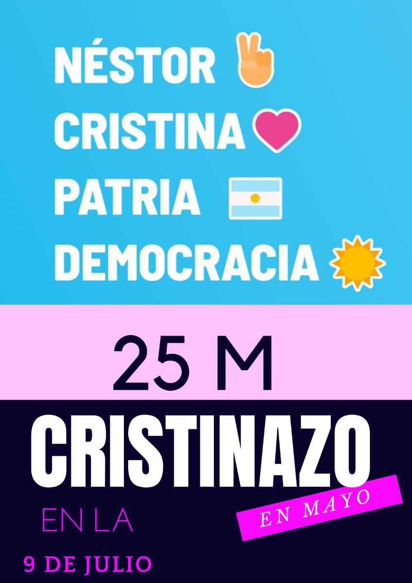 yani_griega's tweet photo. #25MCristinazoEnLa9DeJulio https://t.co/sQzbBECBNZ