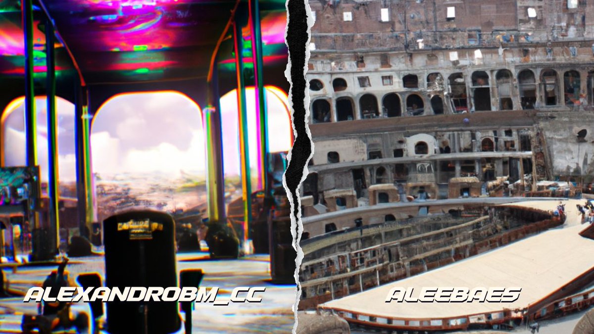 Alexandro Bermeo Vs Ale Baes

Tema: coliseo de prompt battles con inteligencia artificial
<a href="/CCDmx/">Centro de Cultura Digital</a>
<a href="/GaleriaBaaxal/">Galería Báaxal</a>
Vota por tu favorita
