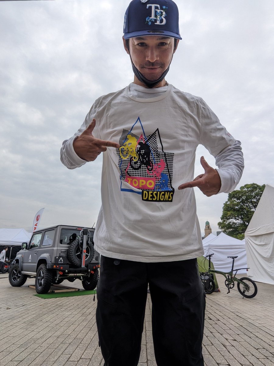 travel_akikazoo's tweet photo. 2500yen税込 (イベント特別価格!)トポデザインのBIKE T Shirt👕
他のアイテムも本日は激安価格だそうです。価格にビックリしますよ!
#ヨコハマサイクルスタイル
#topodesigns
@topodesignsJP
#トポデザイン https://t.co/Wq5BkZvASa