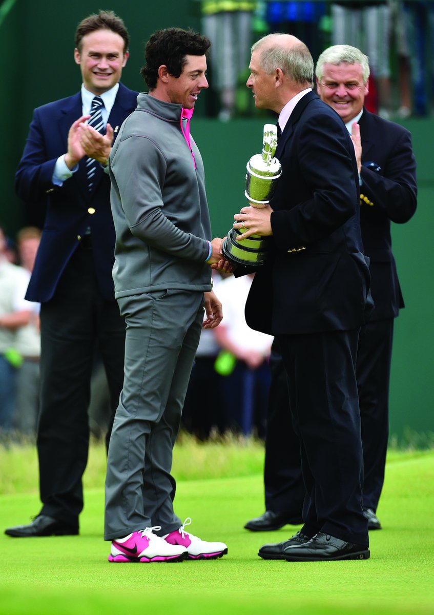 Did you know that during the 2014 @TheOpen Championship here at #RLGCHoylake, Rory McIlroy led for all four days? This majestic display of golf included two rounds of 66, placing him two shots clear of runners-up Rickie Fowler and Sergio Garcia. https://t.co/qXOufiANP2