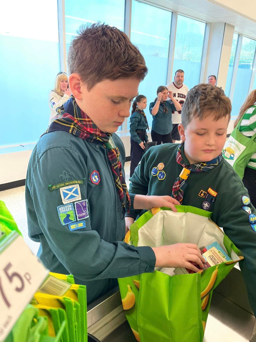 2ndclydescouts's tweet photo. Thanks to the generosity of the customers at Asda Cumbernauld today, we raised £1033.97! 🙌

@ClydeScouts @ScoutsScotland @GlenmanorPS @StMichaelsPNS @GlenboigPrimary @ChrystonPrimary @SteppsPrimary @GartcoshPS https://t.co/vUTS5X6m09