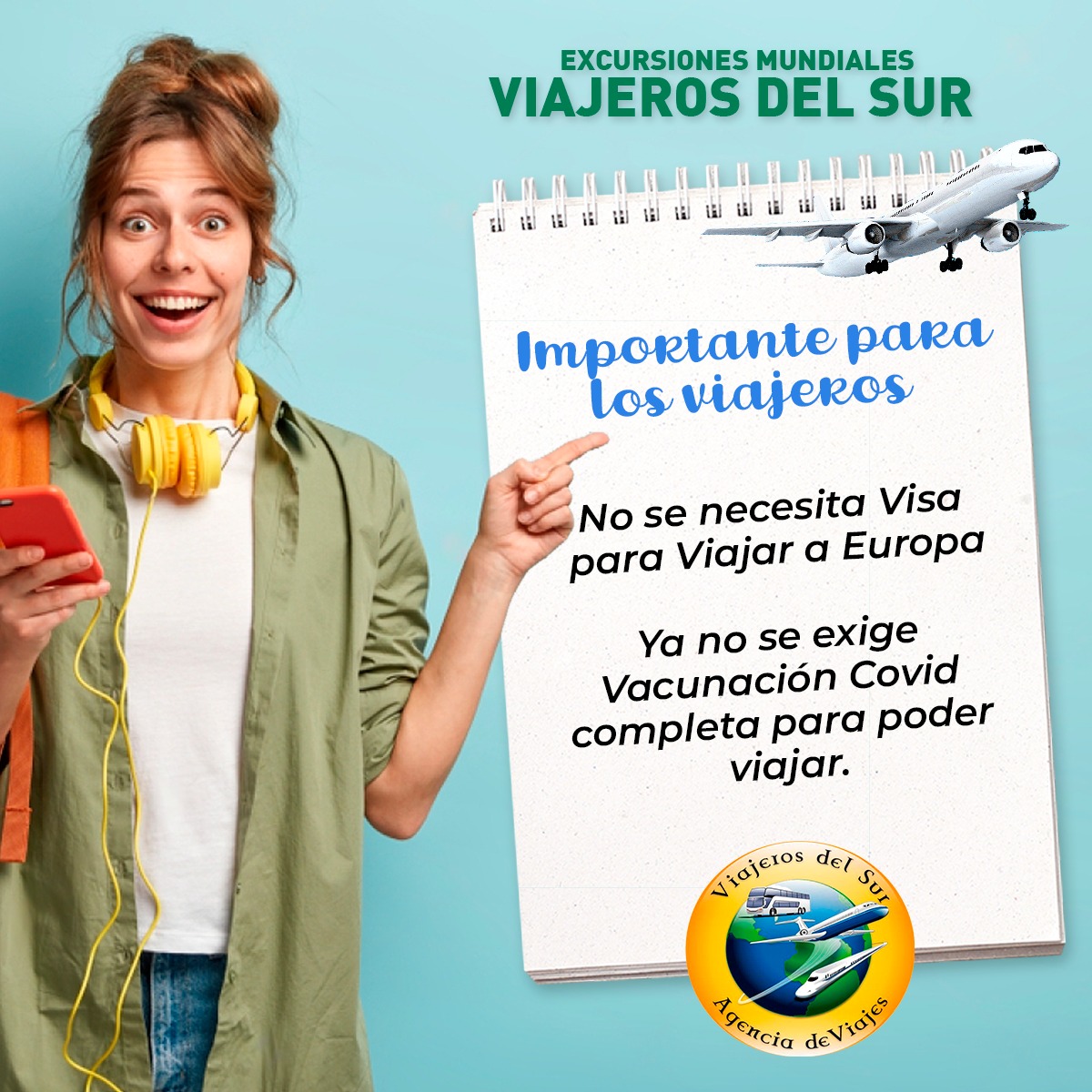 ViajerosDel_Sur's tweet photo. Informativo para todos nuestros viajeros.🛫 https://t.co/iPwDS0bbxD