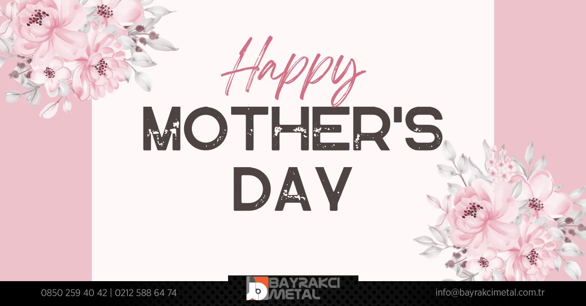 MetalBayrakci's tweet photo. Happy Mother's Day to our one and only mothers who are always there for us with their love and support! 💕👩‍👧‍👦

#mothersday #BayrakcıMetal https://t.co/EjLLO9pbpV