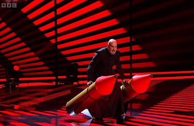 “Nothing to see here. Just taking my two pet rockets for a walk.”

#Eurovision