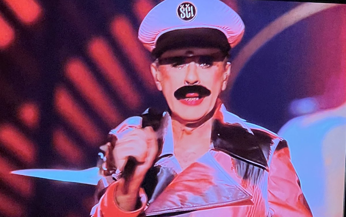 I want to contact the Daily Mail and convince them that this is Captain Mainwaring in a woke remake of Dad’s Army. #Eurovision2023