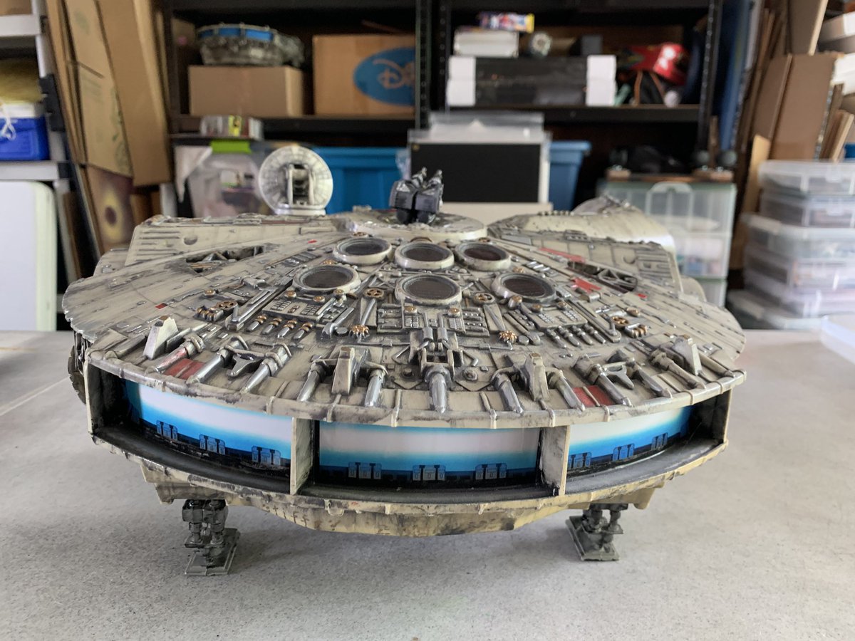 croctopusart's tweet image. The other falcon I did awhile ago. #starwars #milleniumfalcon