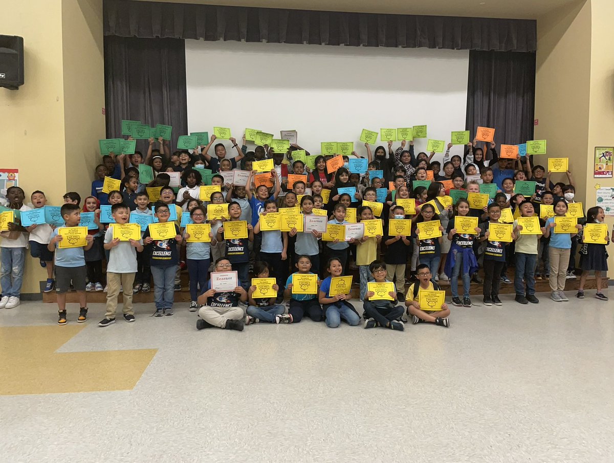 So many of our Cunningham Colts completed the Zearn February Math Challenge that we couldn’t fit them all on stage. 123 students earned gift cards for mastering at least 16 Zearn lessons!  Go Colts!
<a href="/pascocounts/">Tracy Miller</a> <a href="/zearned/">Zearn</a>