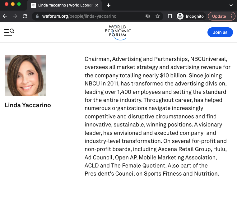 FUCKW3F's tweet image. Twitter ist gefallen

#RIPTwitter #TwitterHasFallen
 
weforum.org/people/linda-y…