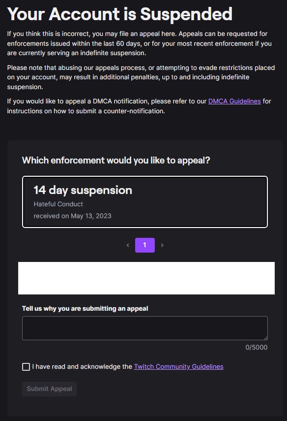 I got suspended for making a joke. 

<a href="/JeffBezos/">Jeff Bezos</a> If you want to have your hair back, this better be resolved before I get back from my basketball game. You know who I am.

- Ky