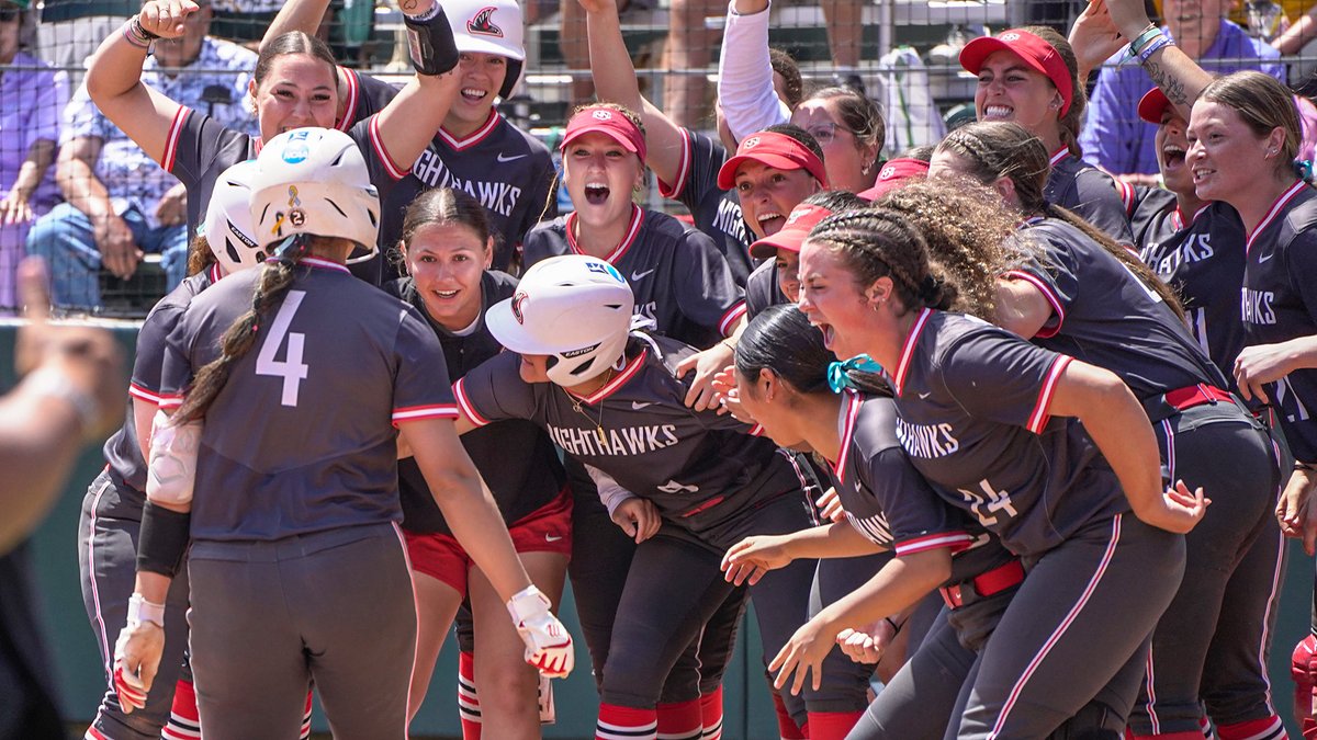 NIGHTHAWKS WIN!!!!! Clarissa Moreno WALKS IT OFF with a two-run homer in the bottom of the seventh to send the regional to a decisive, winner-take-all final game! Sidney Booth allowed just 1 run over 7 frames of the 3-1 victory. NNU and CUI will battle again in about 30 minutes!