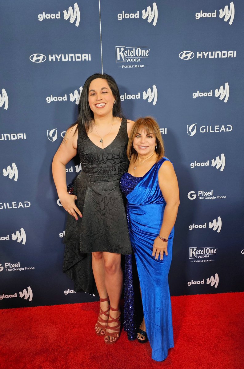 At the GLAAD Media Awards with my mom!!!