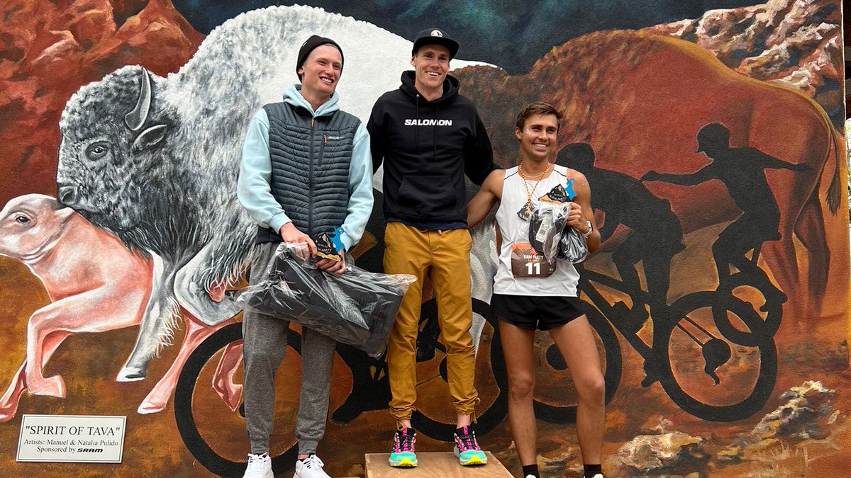 AravaipaRunning's tweet photo. Congratulations 50 Mile winners at today’s Ram Party in Colorado Springs:
🥇 Adam Vadeboncoeur 5:45:31 (Aravaipa Racing)
🥈 Erik Lacourt 6:33:27
🥉 Michael Mitchell 7:28:27
🥇Liz Canty 8:09:41 (Aravaipa Racing)
🥈Kim O’Malley 8:18:09
🥉Claire Wolff 9:06:14
#ramparty https://t.co/f2VPC1bAYu