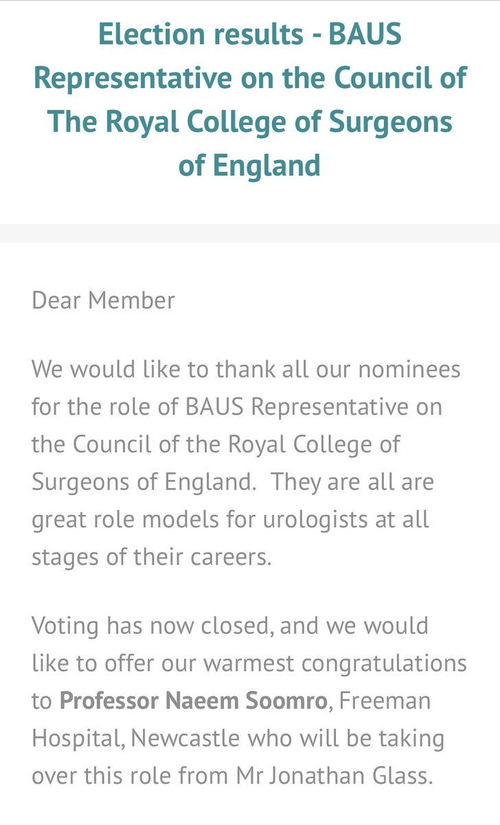 naeem soomro (@naeemsoomro) on Twitter photo It is a great honour to be elected to <a href="/RCSnews/">The Royal College of Surgeons of England</a> council representing <a href="/BAUSurology/">BAUS</a> <a href="/RCS_RADAR/">RCS Robotic and Digital Surgery Initiative RADAR</a> <a href="/NewcastleHosps/">Newcastle Hospitals</a> <a href="/NewcastleUrolo1/">Newcastle Urology</a> @NHIPartners #patient safety #robotics #data #AI #digital surgery #digital twins It is a great honour to be elected to <a href="/RCSnews/">The Royal College of Surgeons of England</a> council representing <a href="/BAUSurology/">BAUS</a> <a href="/RCS_RADAR/">RCS Robotic and Digital Surgery Initiative RADAR</a> <a href="/NewcastleHosps/">Newcastle Hospitals</a> <a href="/NewcastleUrolo1/">Newcastle Urology</a> @NHIPartners #patient safety #robotics #data #AI #digital surgery #digital twins