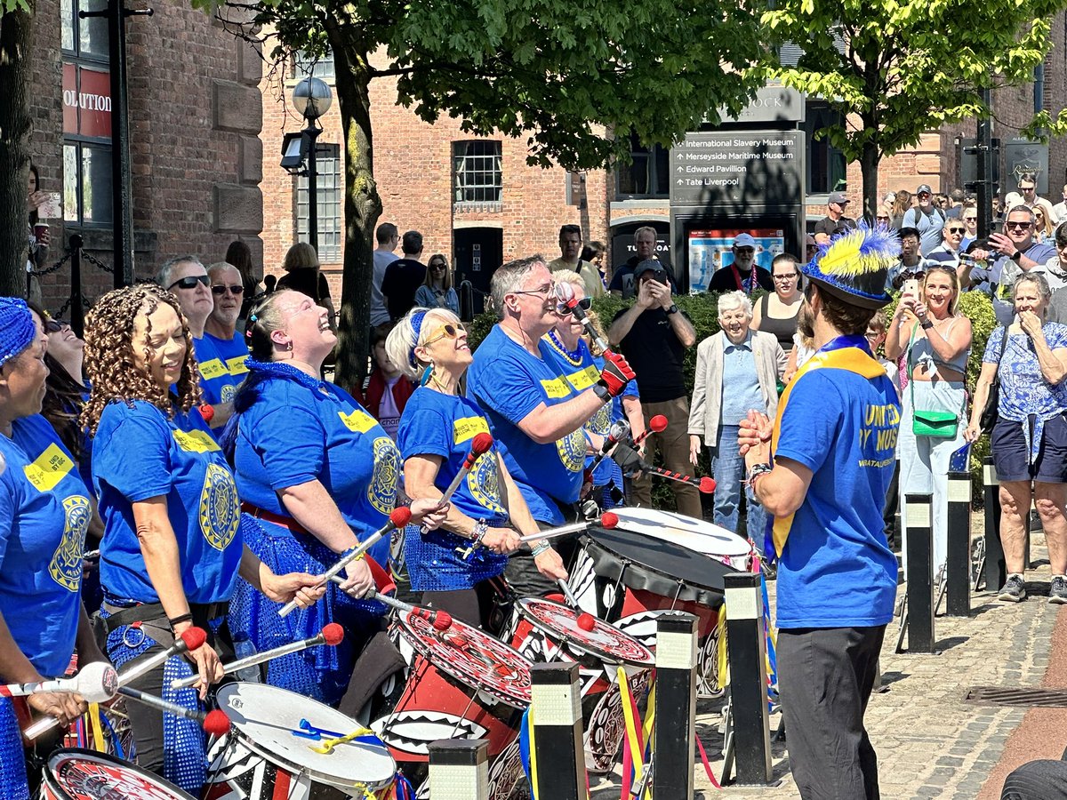 The atmosphere in Liverpool today was so so good 💛💙 
<a href="/bbceurovision/">BBC Eurovision</a>