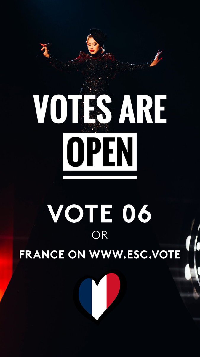 VOTE NOOOW #06 FOR FRANCEEEEEEE 🇫🇷✨ esc.vote - @AlexRedde @ludhurel @FValencak @francebleu @Tele7 @eurovisionf2 @eurovision #Eurovision2023