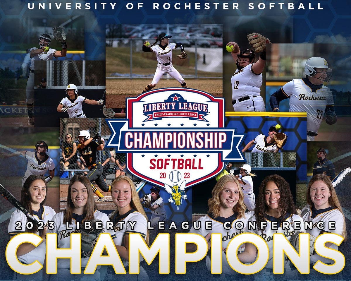 Rochester Athletics (@uofrathletics) on Twitter photo 🏆 CONFERENCE CHAMPIONS‼️ 🏆
Jenna Gorecki walks it off in the Bottom of the 10th, and for the third-straight year, your 2023 <a href="/LLAthletics/">Liberty League</a> Softball Conference Champions: 🗣️ <a href="/Rochester_SB/">UofR Softball</a>!!!
#GoJackets // #d3sb 🏆 CONFERENCE CHAMPIONS‼️ 🏆
Jenna Gorecki walks it off in the Bottom of the 10th, and for the third-straight year, your 2023 <a href="/LLAthletics/">Liberty League</a> Softball Conference Champions: 🗣️ <a href="/Rochester_SB/">UofR Softball</a>!!!
#GoJackets // #d3sb