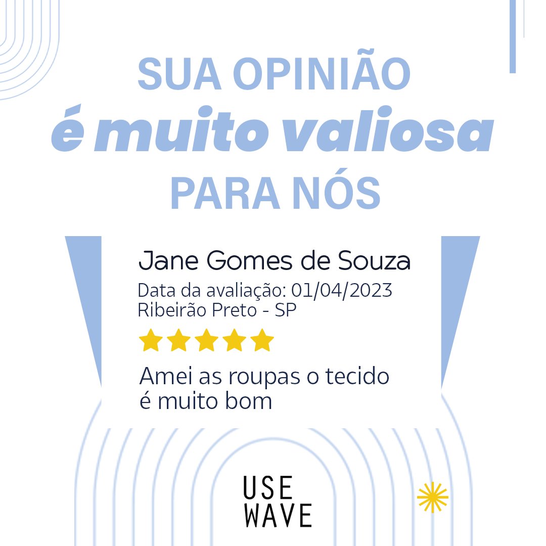 UseWaveStore's tweet image. Aqui na UseWave, a opinião dos nossos clientes é extremamente valiosa!😉

Nosso principal objetivo é oferecer produtos de alta qualidade e seguros pra os pequenos, com atendimento humanizado pra te ajudar na hora da compra.☺

🛍Acesse usewave.com.br.
#avaliaçãodocliente