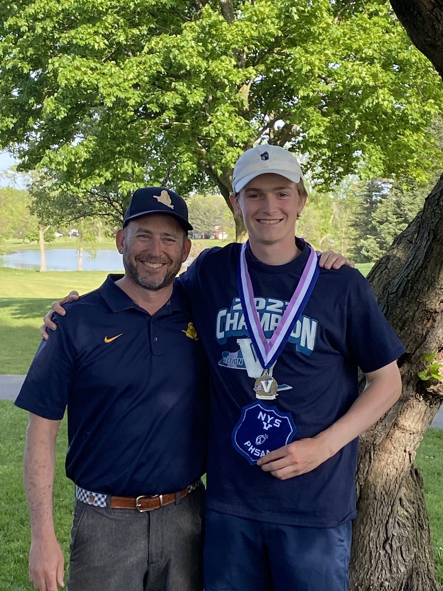 Owen Corby-Section V Boys Golf Class A Champion! Finished with 74 to win by two, finished 2nd overall in today’s competition and heads to supersectionals! <a href="/PCSDAthletics/">Pittsford Athletics</a>