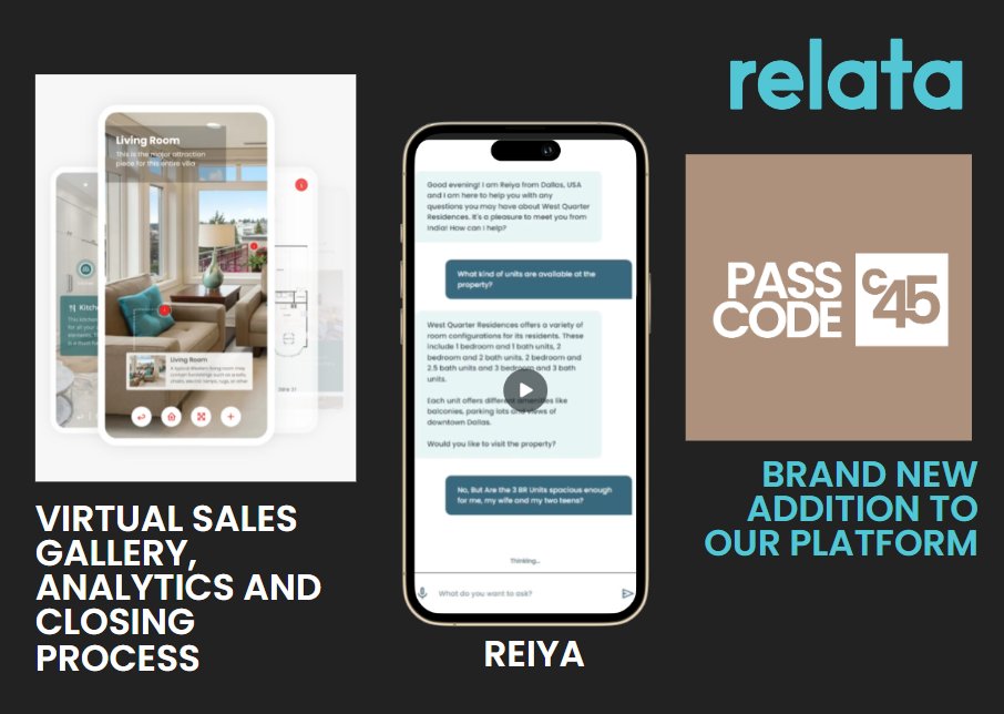 GoreVibha's tweet photo. This is how our  #relata  product line looks like ! We will be talking about each of these products in the next set of posts  now and how we accelerate #sales, #leasing and #marketing of your real estate - This is the #era of #experience #customerexperience https://t.co/HTF4YbYbAD