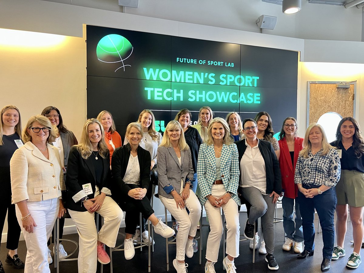 Thank you to everyone who helped to make the Women’s Sport Tech Showcase such a wonderful success