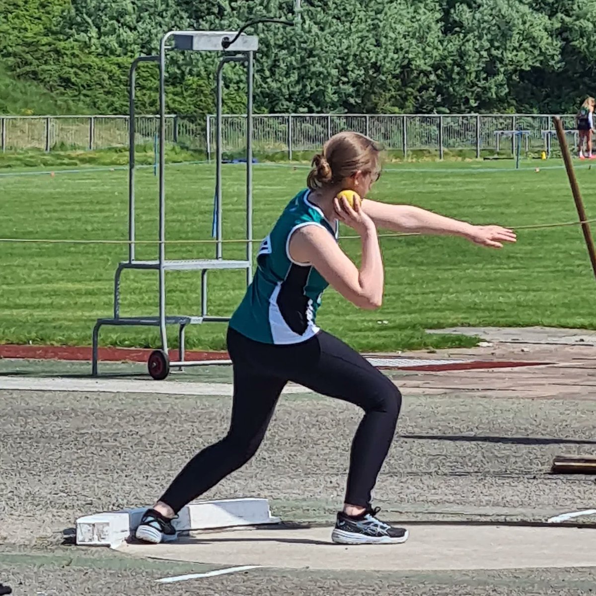 U15 Silver medal in shot put.....#cornwallathletics
#trurohighschool 
#shotput