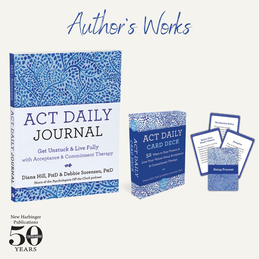 NewHarbinger's tweet image. Meet our author, @DrDianaHill, PhD. 

newharbinger.com/author/diana-h…

#acceptanceandcommitmenttherapy #compassion #therapy #therapist #mentalhealthprofessional #mentalhealthawarenessmonth