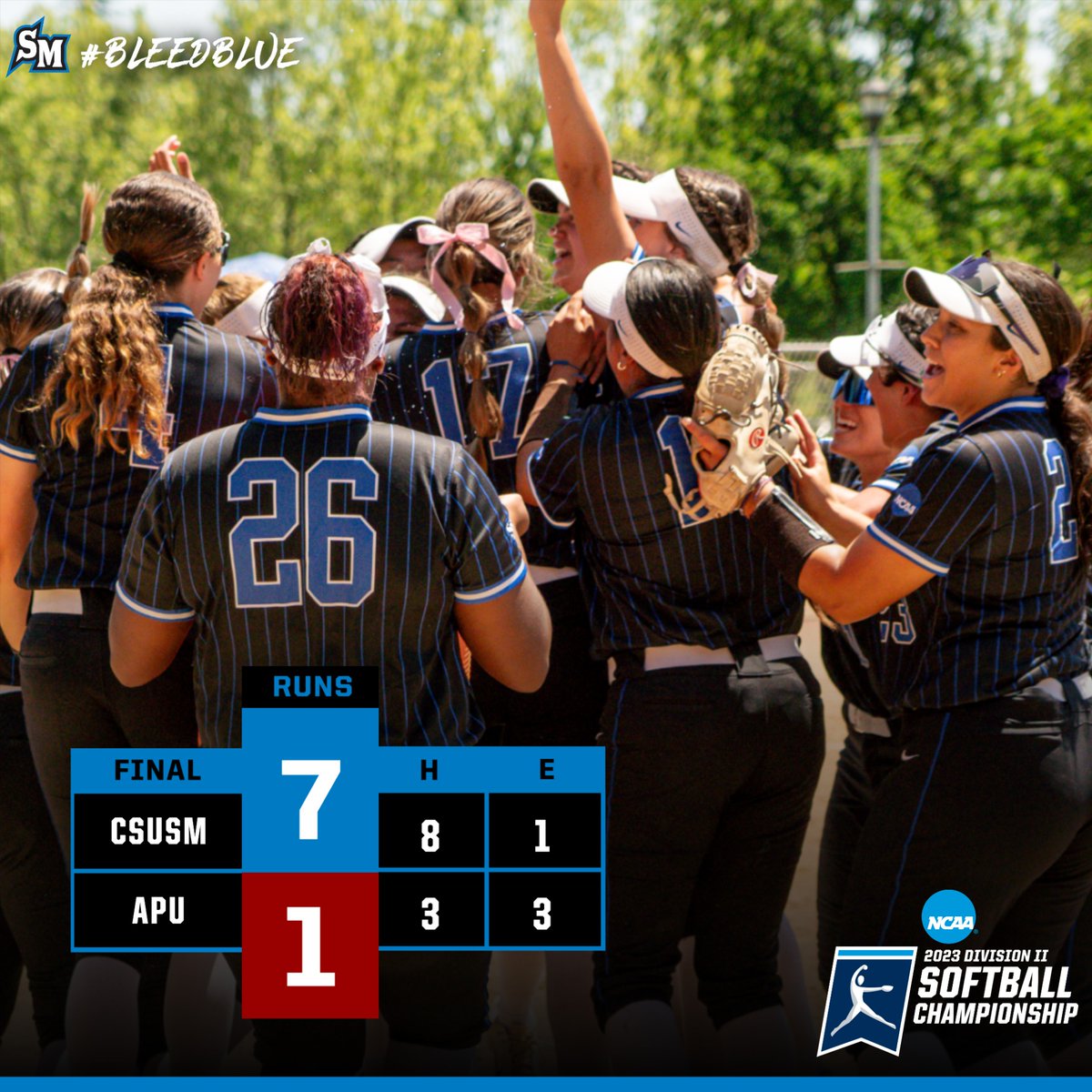 COUGARS WIN!!! Next stop ➡️ <a href="/NCAADII/">NCAA Division II</a> West Super Regionals!!! 
#BleedBlue