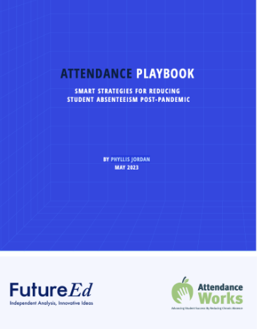 attendanceworks's tweet image. We've worked with @FutureEd to expand our Attendance Playbook!! 

We want to help education policymakers &amp;amp; practitioners respond to the post-pandemic absenteeism crisis by better reflecting schools’ realities during &amp;amp; after the pandemic.
bit.ly/43b20tt
#SchoolEveryDay