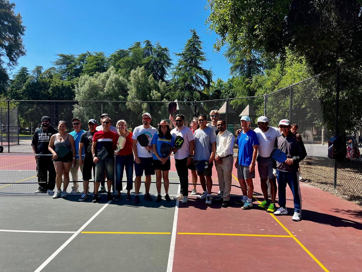 chrisroth408's tweet photo. Great event this morning at the ribbon cutting for the new #pickleball courts at Edenvale Park in #SJD2! Thank you to Councilmember @D2SergioJimenez, @parkperson, Neil Rufino & city staff for helping make this a reality! @sjparksandrec https://t.co/oHnDWlJ5ll