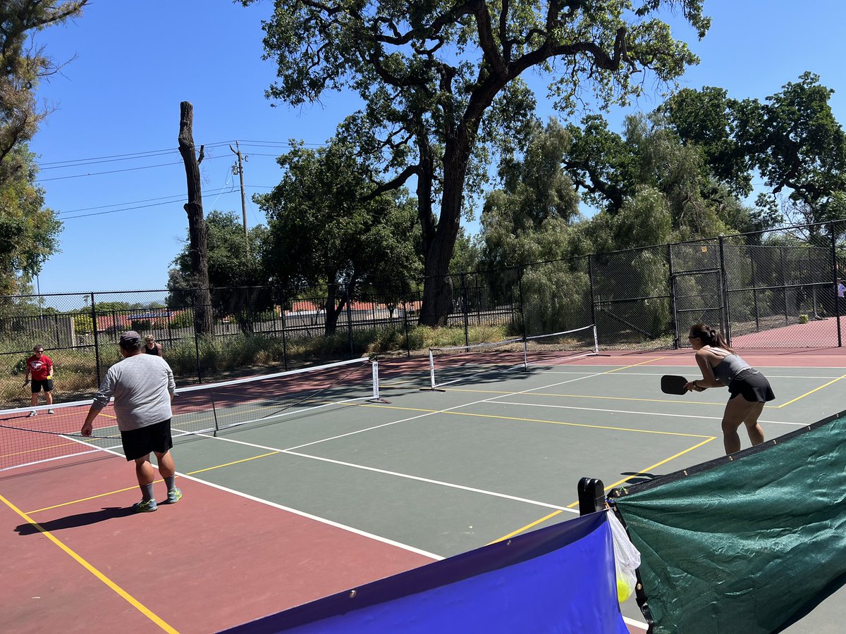 chrisroth408's tweet photo. Great event this morning at the ribbon cutting for the new #pickleball courts at Edenvale Park in #SJD2! Thank you to Councilmember @D2SergioJimenez, @parkperson, Neil Rufino & city staff for helping make this a reality! @sjparksandrec https://t.co/oHnDWlJ5ll