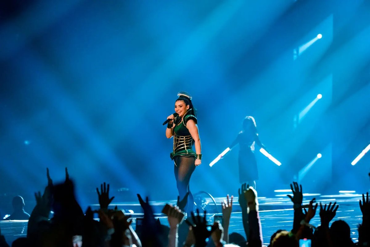 eurovis's tweet photo. #Alessandra #Watle #Mele - Queen of Kings #Norway #Eurovision2023📷 #Liverpoll https://t.co/XvuSqBT1iM