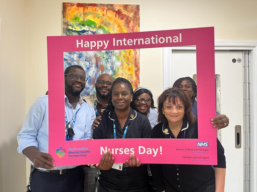 #TeamBEH #International Nurses Day 2023 so delighted to visit Barnet Division Mental Health Services : Amazing and truly inspiring and committed nurses so proud to work along-side you all ⁦@CarolineBete⁩ Thank you for sharing your wonderful team caring for our patients.