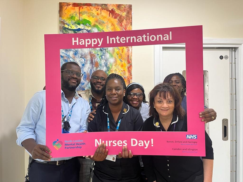 helenmehra123's tweet photo. #TeamBEH #International Nurses Day 2023 so delighted to visit Barnet Division Mental Health Services : Amazing and truly inspiring and committed nurses so proud to work along-side you all @CarolineBete Thank you for sharing your wonderful team caring for our patients. https://t.co/hYX9BO0t3Z