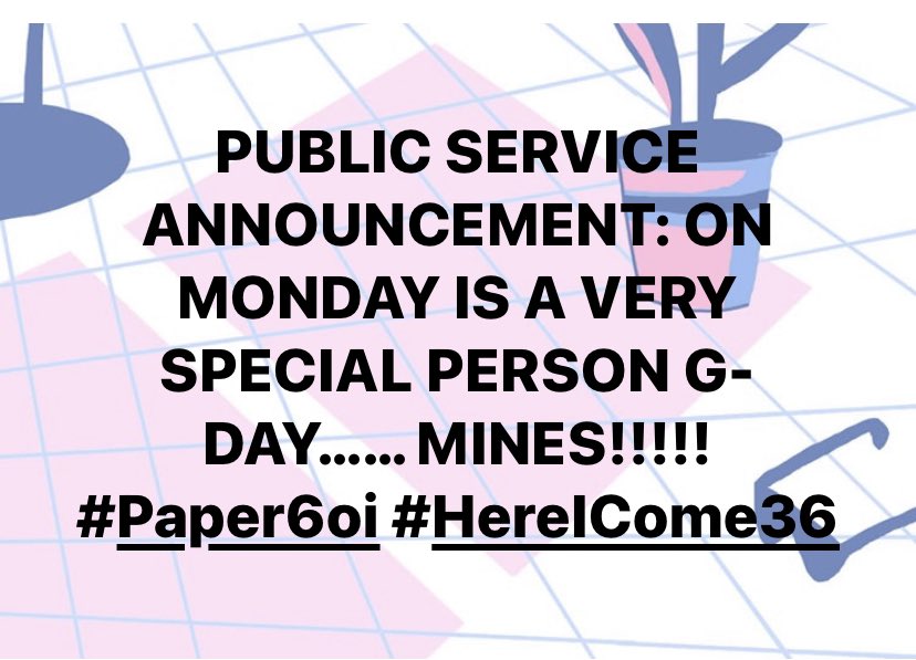 Just gonna sit this right here….. Show me some love #Paper6oi