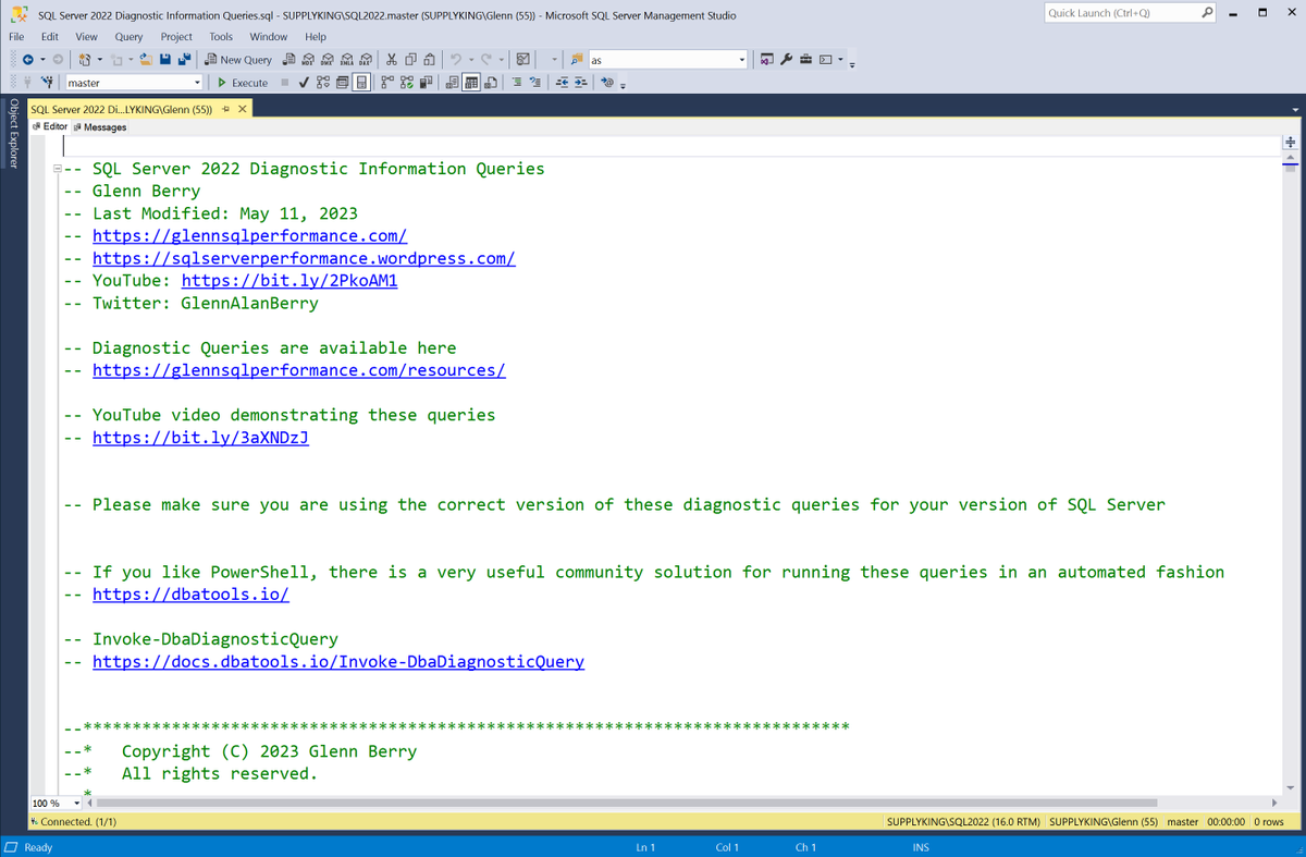 GlennAlanBerry's tweet photo. Recent post: SQL Server 2022 Cumulative Update 4 – Glenn's SQL Server Performance

https://t.co/ZsCPzGkRhW

#SQLServer  #SQLServer2022 https://t.co/lmE3pUocAA