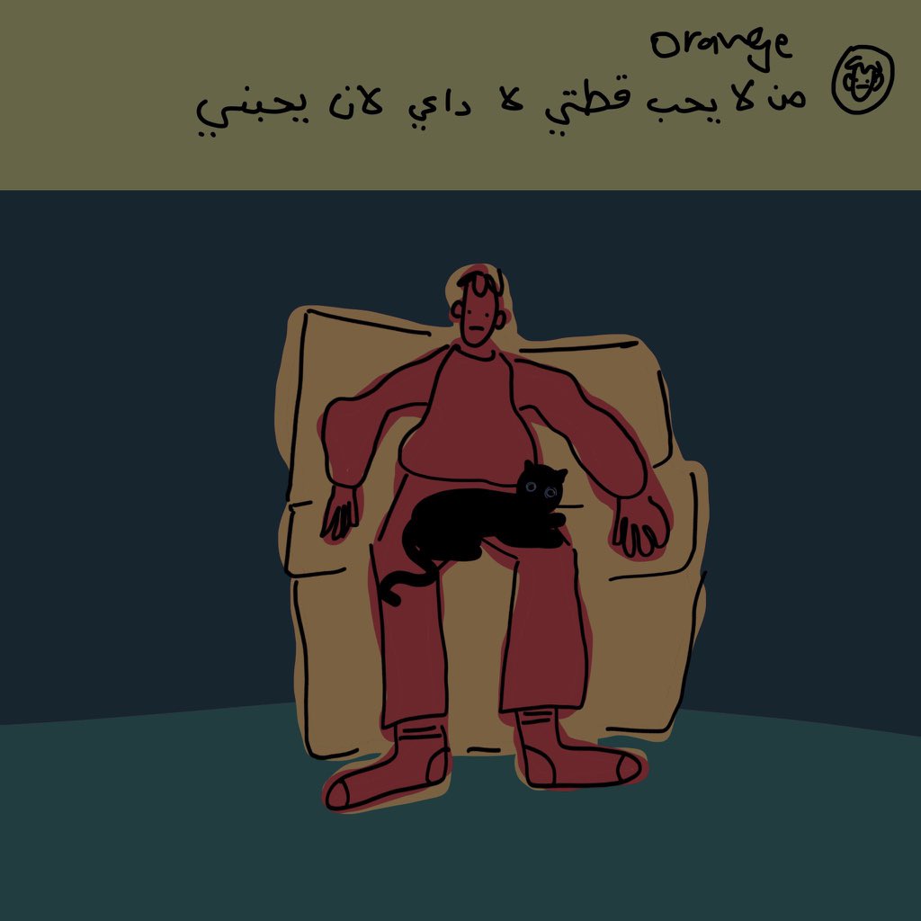 myOrangeheadd's tweet photo. من لا يحب قطتي لا داعي لان يحبني https://t.co/D7DqFxlgga