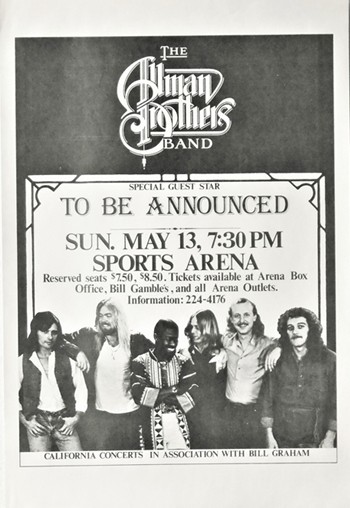 On May 13th 1979, The Allman Brothers Band performed at the San Diego Sports Arena in San Diego, California.
#AllmanBrothersBand #Concert #History
