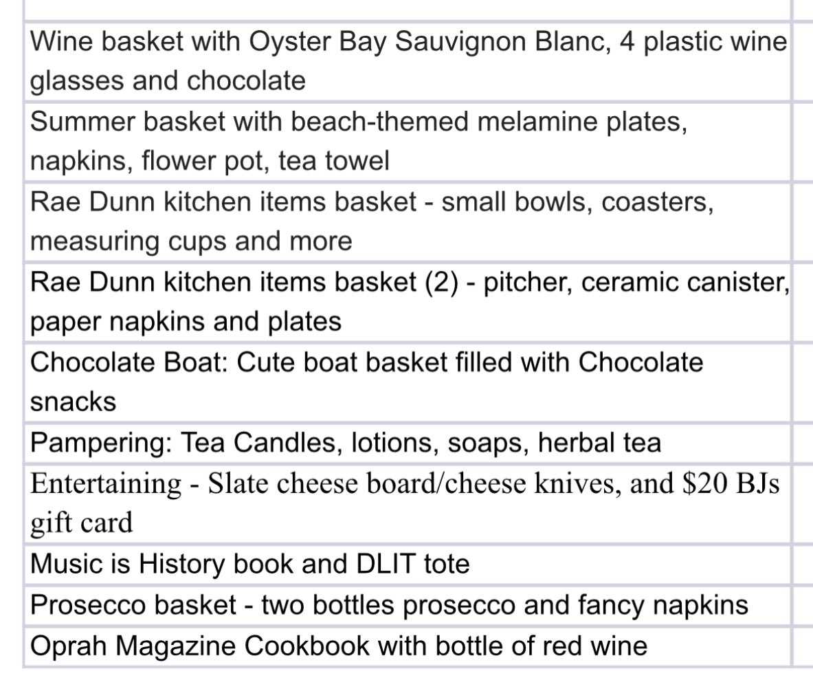 Can't attend, but want to buy raffle tix? Buy raffle tickets here: paypal.me/supportDLIT and then tell us which raffle items you'd like to try for: tinyurl.com/DLITraffle23  Cut off for raffle purchases is 7:30pm.