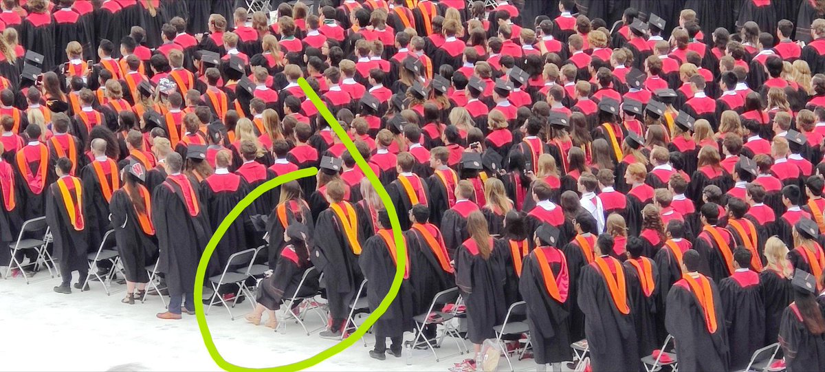 uspcn's tweet photo. [2/2] refused to honor them and sat out the imperialist U.S. national anthem at the @UWMadison 2023 Spring Graduation in colonized #HoChunk Nation.

A powerful message in the wake of #Nakba75🇵🇸. https://t.co/TbSyYXLBZE