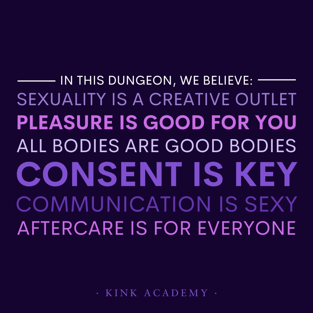 Kink Academy On Twitter It Didnt Fit On The Sign But We Also Believe That All Safe 