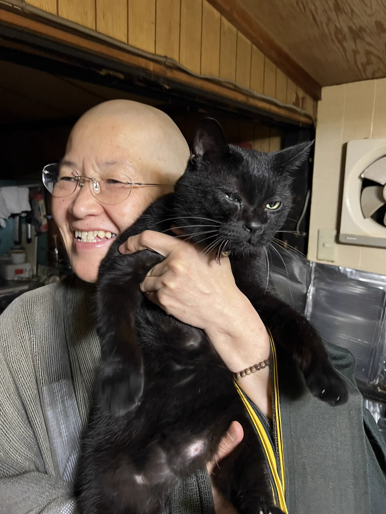 やじまさんが描いているねこおじ
前回の最後がまんま庵主さんと織部と白ちゃんのツーショットだった😂  