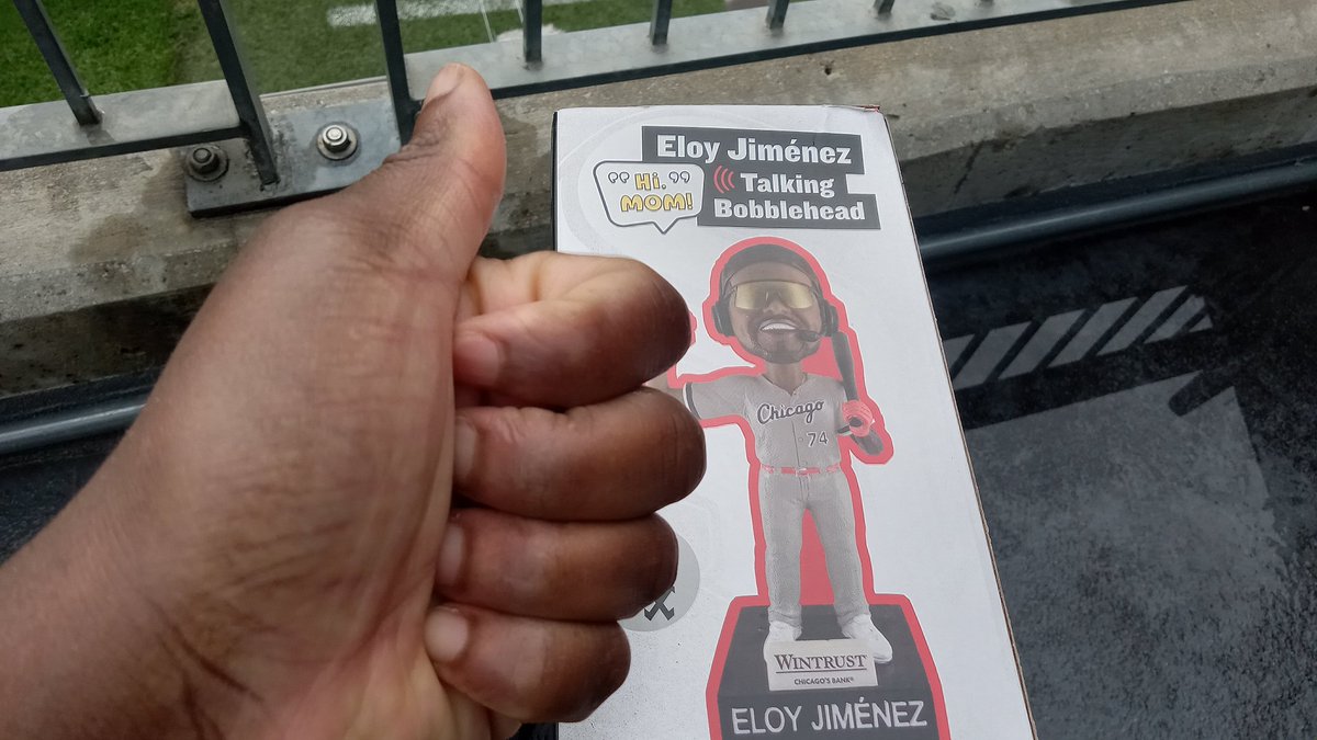 As usual, I secured my bobblehead! 👍👏 #HOUvsCHW #MLB #WhiteSox #SouthSideOrDie #SoxSide #SoxPride #MLBTwitter #108ing