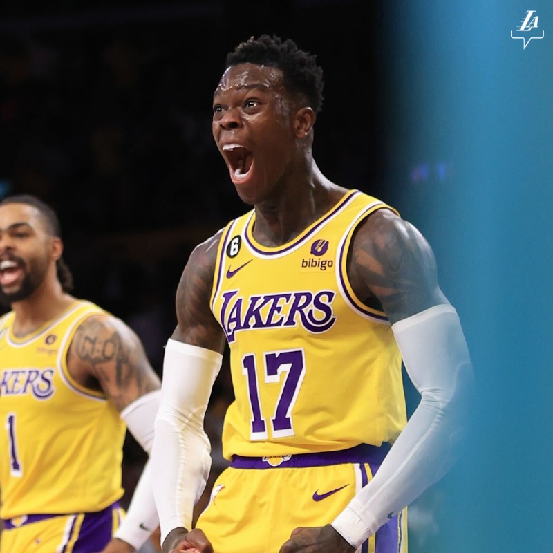 Lakers's tweet photo. Call it what you want, charisma, chemistry, energy ... in a short time, these guys have formed a brotherhood.