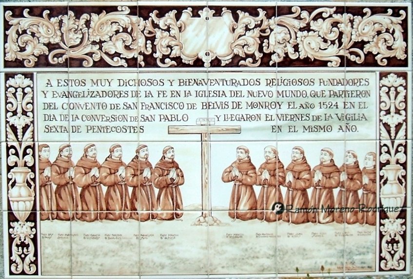 NacionTolteca's tweet photo. #UndiacomoHoy #13deMayo pero de 1524. Arriban a #SanJuanDeUlua 12 #franciscanos, conocidos como los "12 apóstoles de #mexico" para iniciar la #evangelización de la #iglesiaCatolica https://t.co/g9nROwwL0F