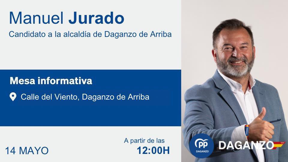 🔵MESA INFORMATIVA🔵

Os esperamos mañana en la calle del Viento a partir de las 12h.

💬Acércate y charla con nosotros sobre nuestro Plan para Daganzo.
👇🏼

💎Tenemos muchas #ganas de Daganzo💎

#ganas #ilusionporDaganzo #pasionpordaganzo #experienciaygestion #elfuturoquequieres