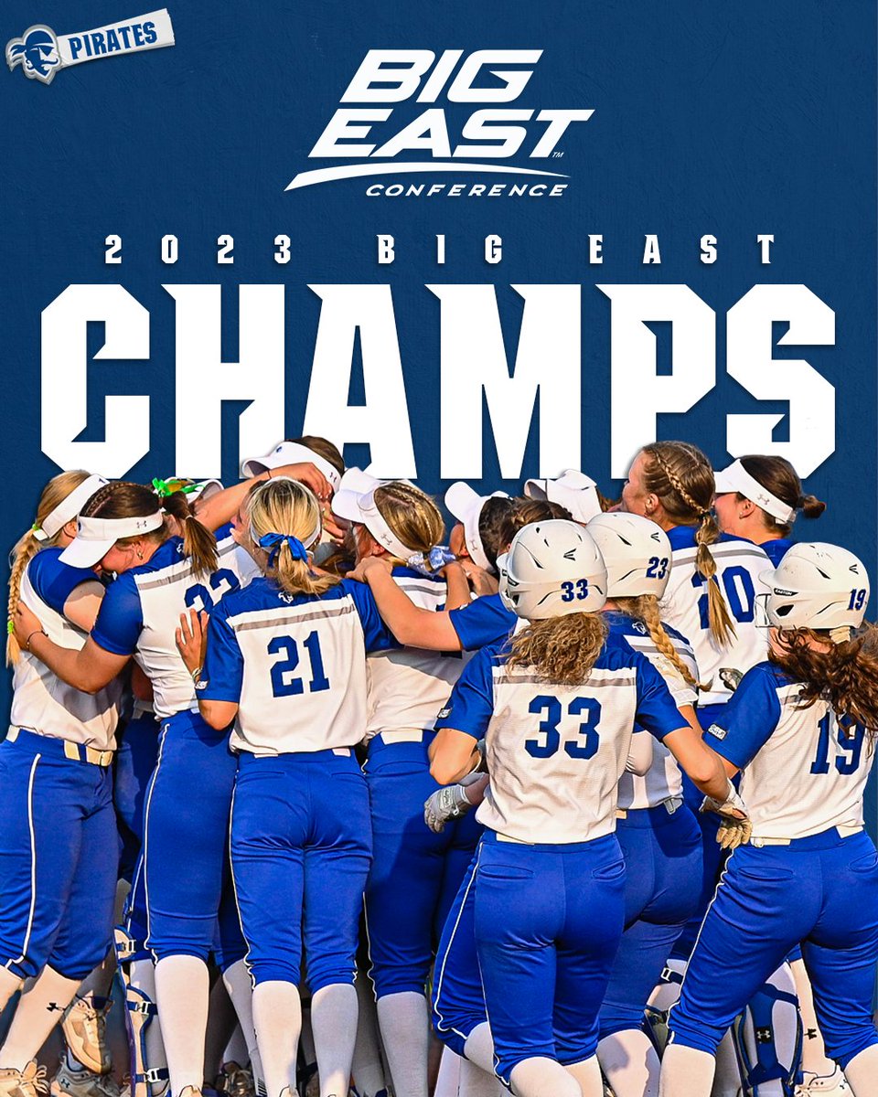 𝐌𝐈𝐒𝐒𝐈𝐎𝐍 𝐀𝐂𝐂𝐎𝐌𝐏𝐋𝐈𝐒𝐇𝐄𝐃.

FOR THE FIRST TIME SINCE 2005, THE PIRATES ARE BIG EAST CHAMPIONS!

#HALLin🔵⚪